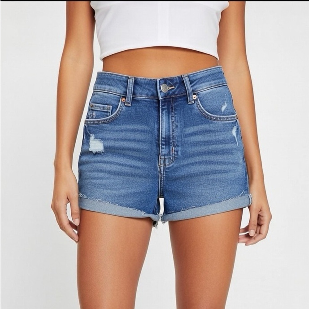 NWT H&M Denim Cutoff Jean Shorts 6